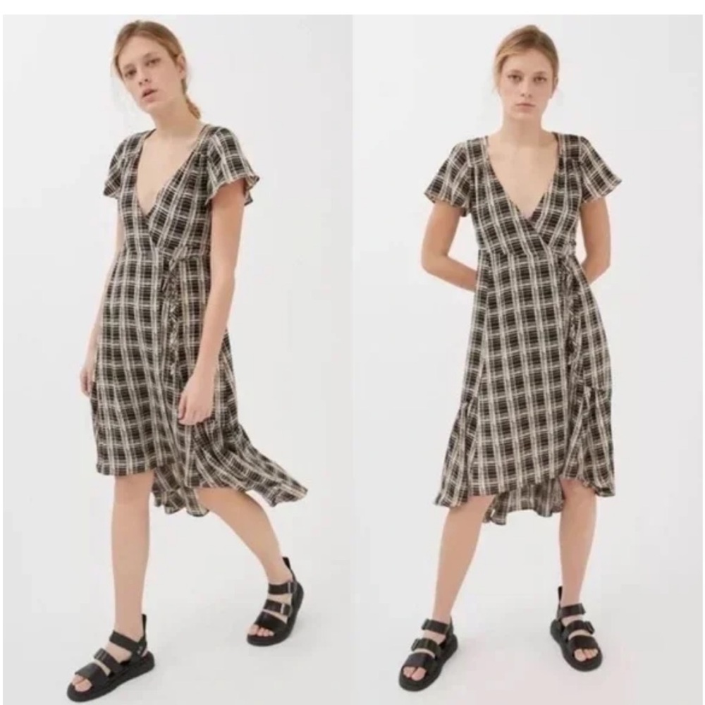 Urban Outfitters Daphne Grunge Wrap Dress